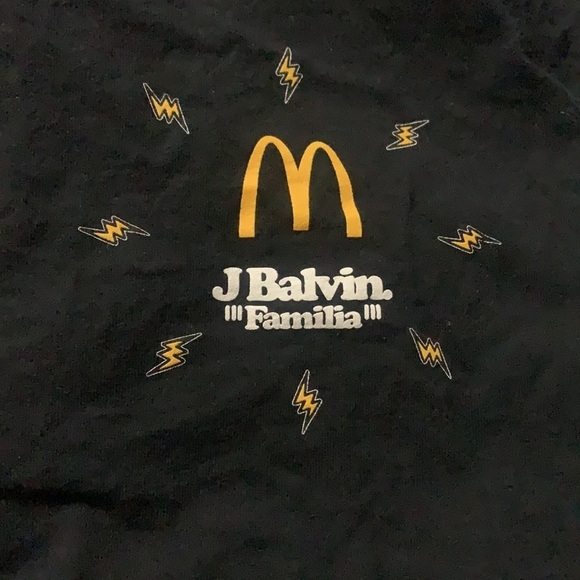 J Balvin x McDonald’s Tee Size Large - Picture 2 of 4